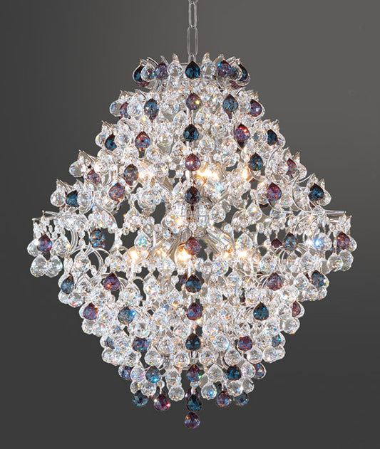 Chandelier Ball Shapes Colored Crystal