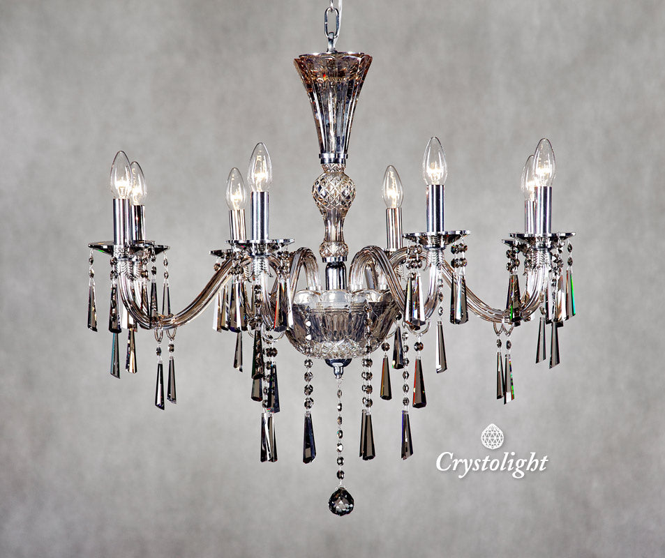 Murano Chandelier 8 arms Champagne